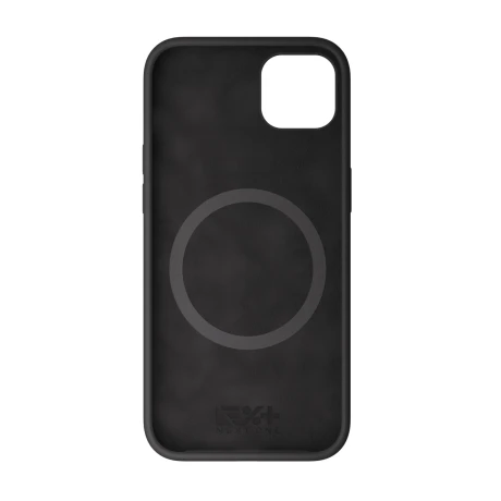 Husa Next One Silicone Case pentru Iphone 14 Plus   Magsafe Compatible Black