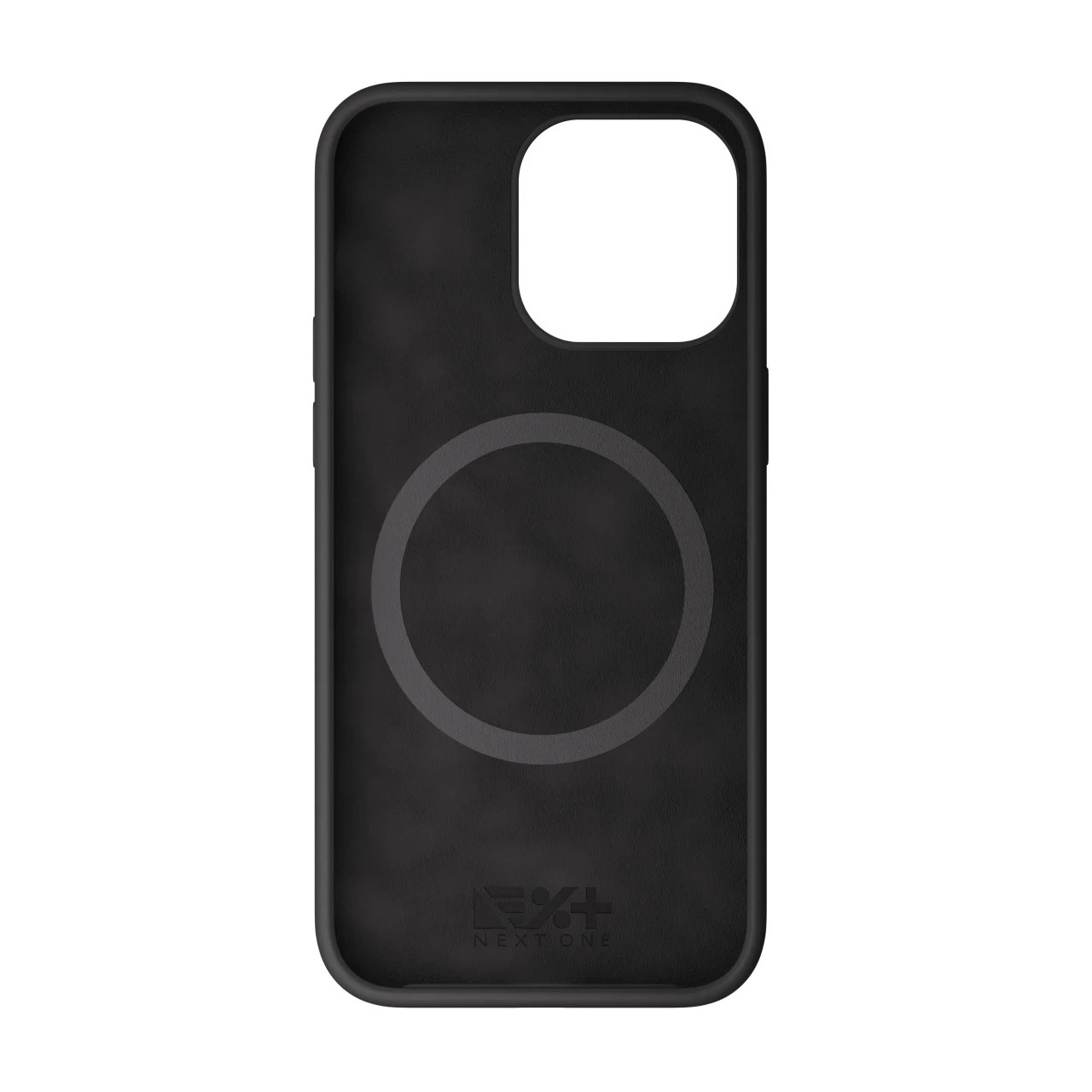 Husa Next One Silicone Case pentru Iphone 14  Pro Magsafe Compatible Negru thumb