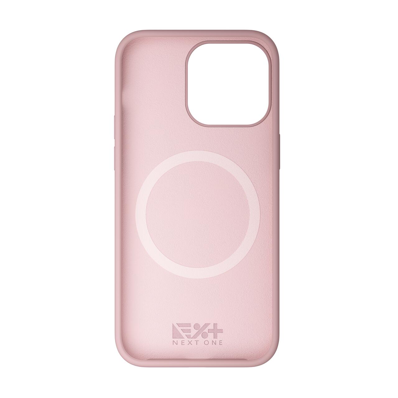 Husa Next One Silicone Case pentru Iphone 14  Pro Max Magsafe Compatible  Pink thumb