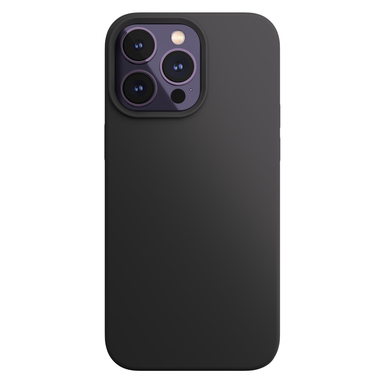 Husa Next One Silicone Case pentru Iphone 14 Pro Max  Magsafe Compatible Black thumb