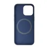 Husa Next One Silicone Case pentru Iphone 14 pro Max Magsafe Compatible Albastru