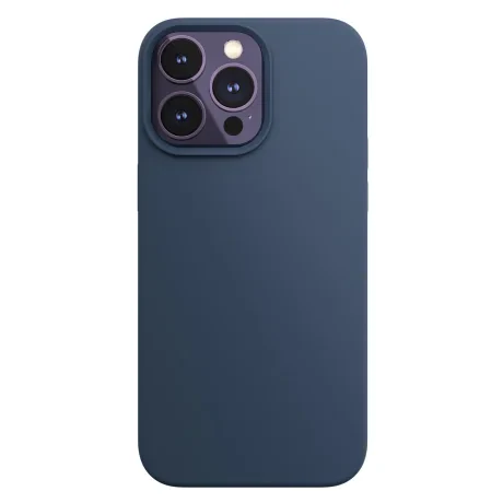 Husa Next One Silicone Case pentru Iphone 14 pro Max Magsafe Compatible Albastru