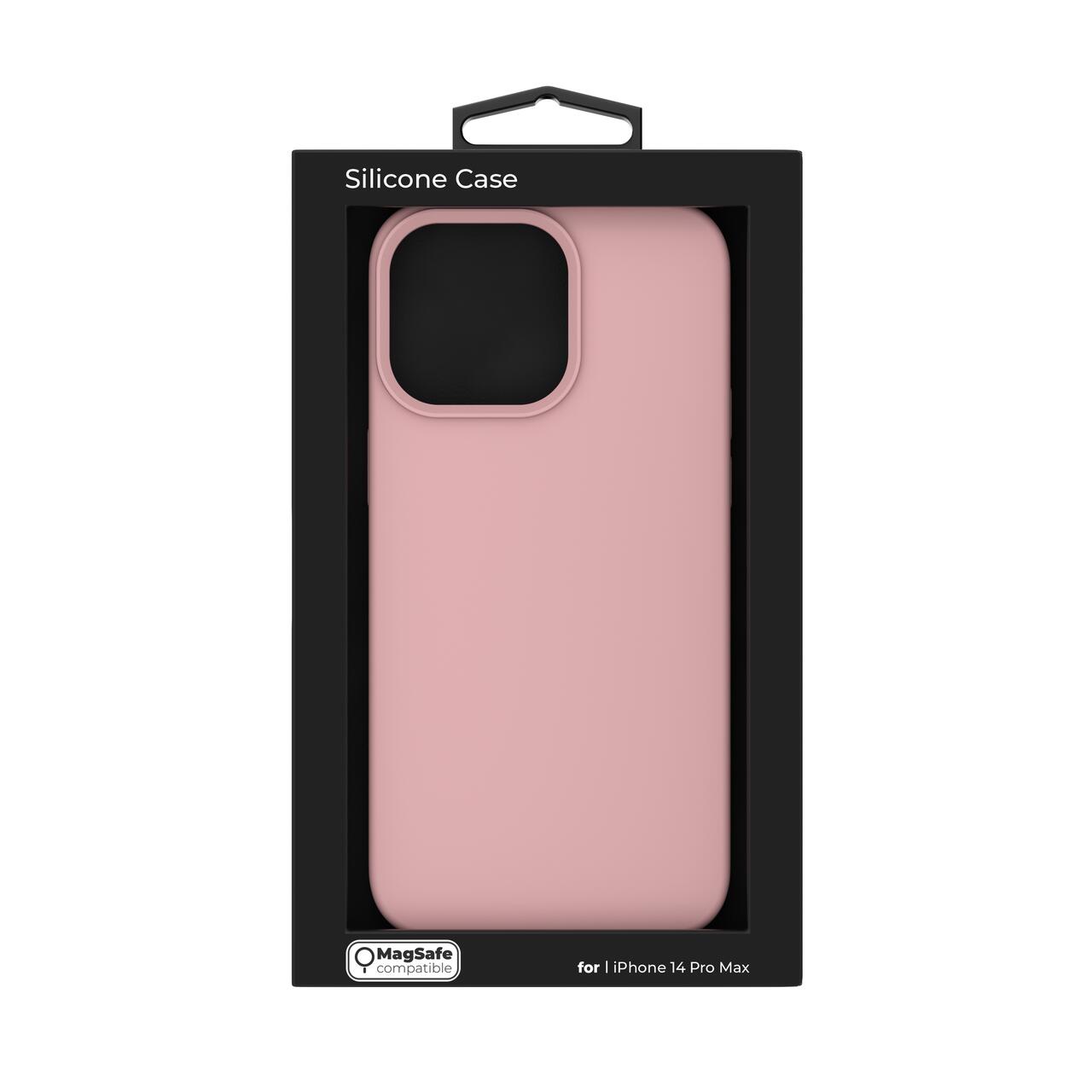 Husa Next One Silicone Case pentru Iphone 14  Pro Max Magsafe Compatible  Pink thumb