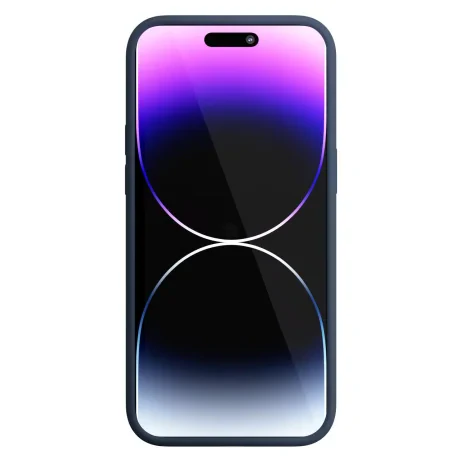 Husa Next One Silicone Case pentru Iphone 14 pro Max Magsafe Compatible Albastru