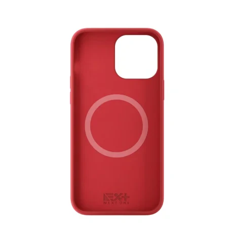 Husa Next One Silicone Case pentru Iphone 13 Pro Max  Magsafe Compatible Rosu