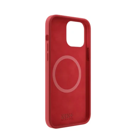 Husa Next One Silicone Case pentru Iphone 13 Pro Max  Magsafe Compatible Rosu