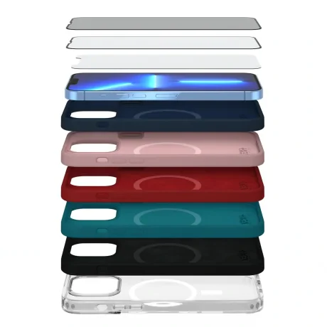 Husa Next One Silicone Case pentru Iphone 13 Pro Magsafe Compatible Verde