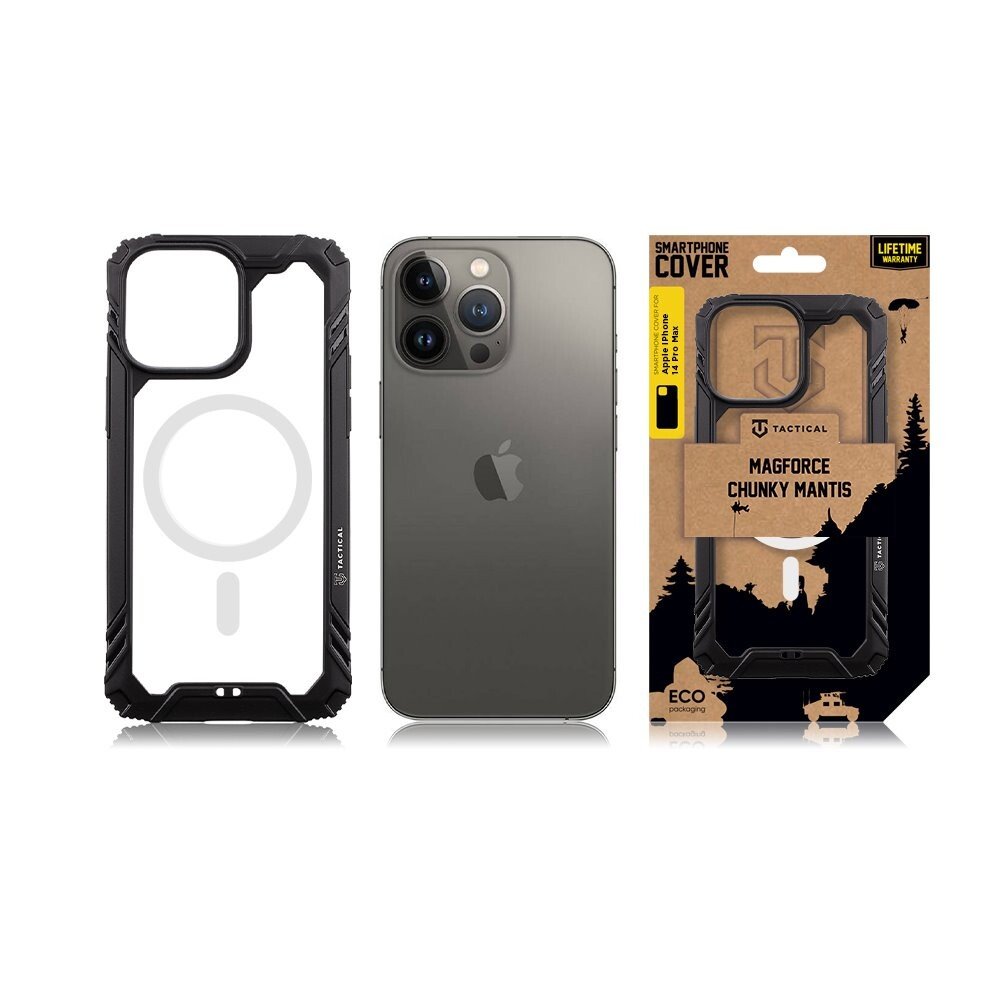 Husa Cover Tactical MagForce Chunky Mantis pentru iPhone 13 Pro Max Negru thumb