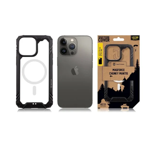 Husa Cover Tactical MagForce Chunky Mantis pentru iPhone 13 Pro Max Negru