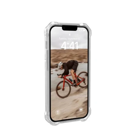 Husa UAG Essential Armor MagSafe Ice pentru iPhone 14 Transparent
