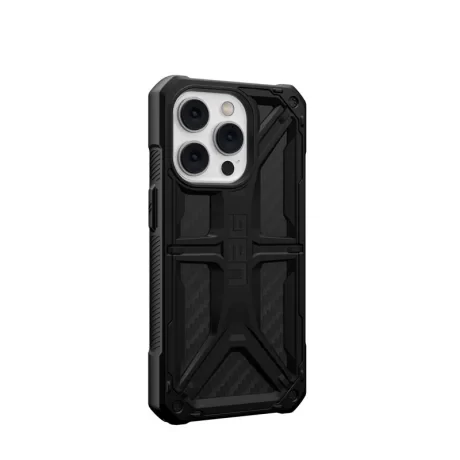 Husa UAG Monarch fibra de carbon  iPhone 14 Pro Negru