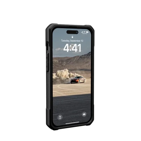 Husa UAG Monarch fibra de carbon  iPhone 14 Pro Negru