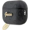 Husa Guess 4G Script Heart PC/PU  pentru Airpods Pro 2 Negru