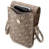 Guess PU G Cube Phone Bag Brown