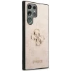 GUHCS22L4GMGPI Guess 4G Big Metal Logo Zadni Kryt pro Samsung Galaxy S22 Ultra Pink