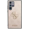 GUHCS22L4GMGPI Guess 4G Big Metal Logo Zadni Kryt pro Samsung Galaxy S22 Ultra Pink