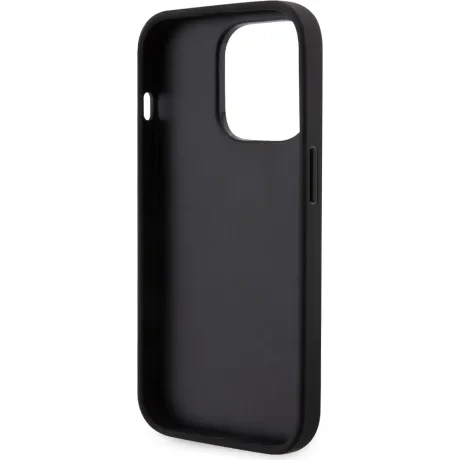 Husa Karl Lagerfeld PU Saffiano Karl si Choupette NFT pentru iPhone 13 Pro Negru