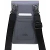 Geanta Karl Lagerfeld Saffiano Metal Logo NFT Argintiu