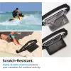 Geanta impermeabila Spigen Aqua Shield WaterProof A620 2 Pack, Negru + Negru transparent
