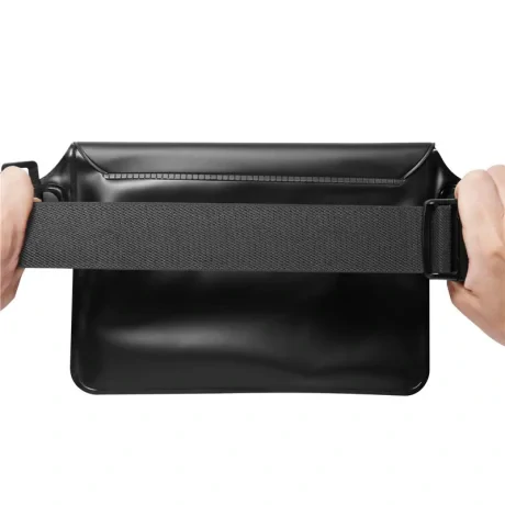 Geanta impermeabila Spigen Aqua Shield WaterProof A620 2 Pack, Negru + Negru transparent