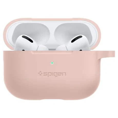 Husa Spigen Silicone Fit pentru AirPods Pro Pink