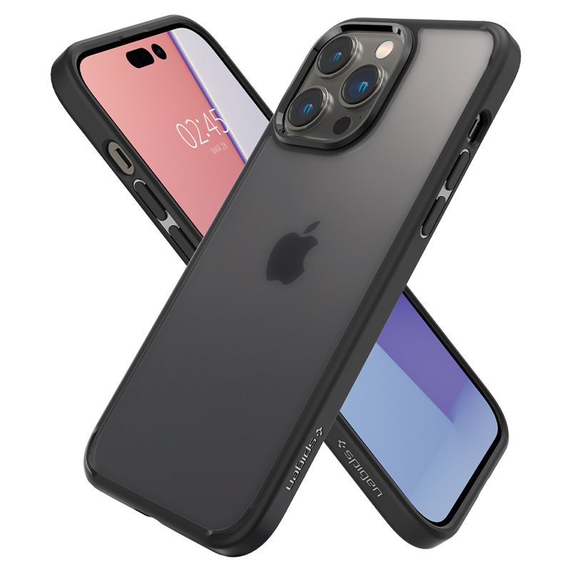 Husa Spigen Ultra Hybrid, frost black - iPhone 14 Pro thumb