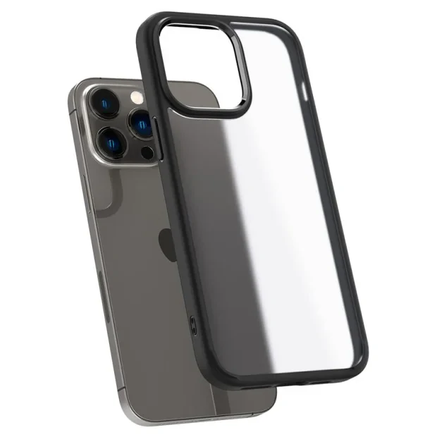 Husa Spigen Ultra Hybrid, frost black - iPhone 14 Pro