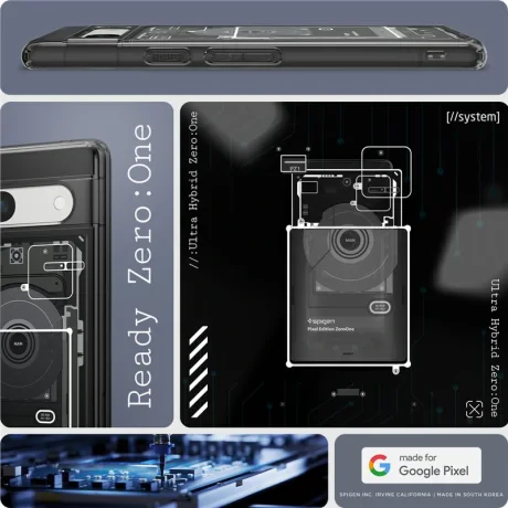 Spigen Ultra Hybrid, zero one - Google Pixel 7a