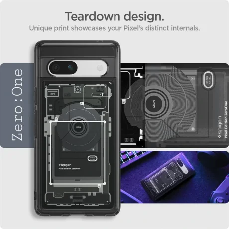 Spigen Ultra Hybrid, zero one - Google Pixel 7a