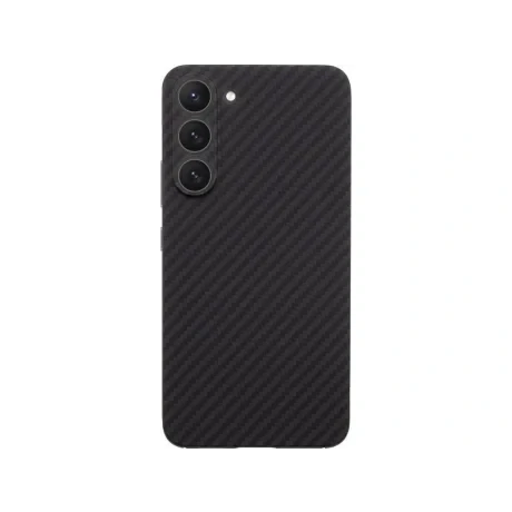 Husa Cover Hard X-Fitted Carbon  Magsafe pentru Samsung Galaxy S23 Negru
