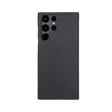 Husa Cover Hard X-Fitted Carbon  Magsafe pentru Samsung Galaxy S23 Ultra Negru