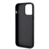 Husa Karl Lagerfeld Saffiano Card Slot Metal Signature Case pentru  iPhone 13 Pro Max Negru