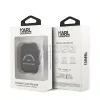 Husa Karl Lagerfeld Rue St Guillaume silicon pentru Airpods 1/2 Black