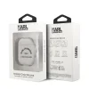 Husa Karl Lagerfeld Rue St Guillaume silicon pentru Airpods 1/2 White