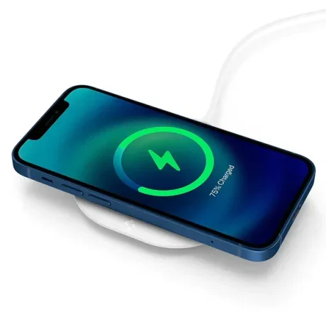 Suport Spigen MagFit compatibil cu Apple Magsafe Alb