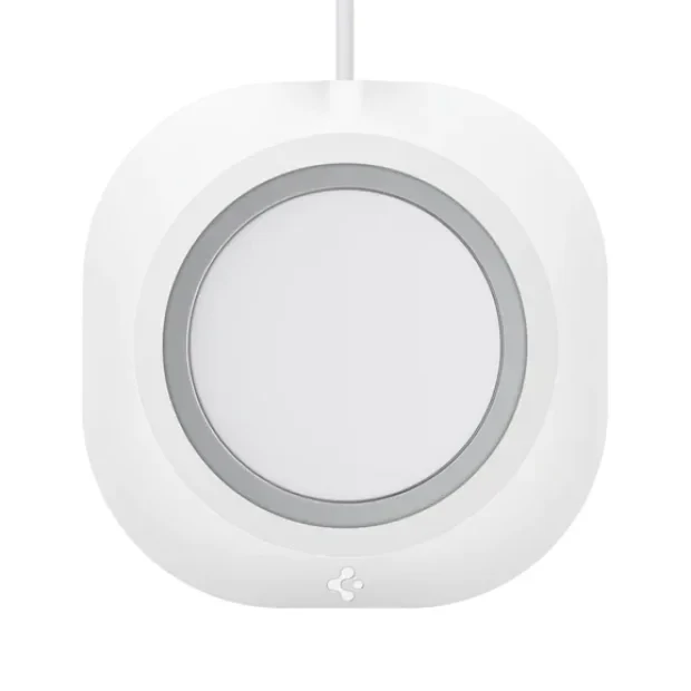Suport Spigen MagFit compatibil cu Apple Magsafe Alb