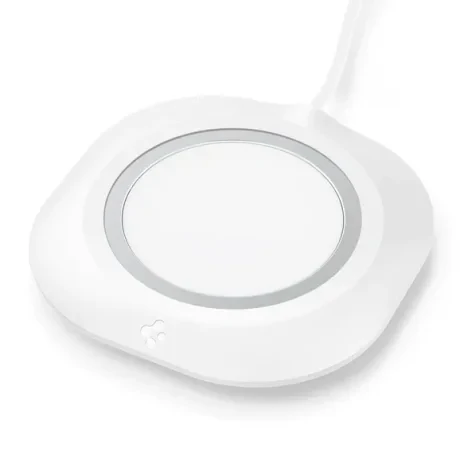 Suport Spigen MagFit compatibil cu Apple Magsafe Alb