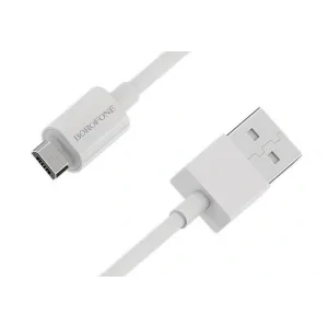 Cablu Date Micro Usb Borofone BX22 1m Alb