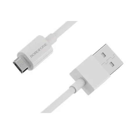 Cablu Date Micro Usb Borofone BX22 1m Alb