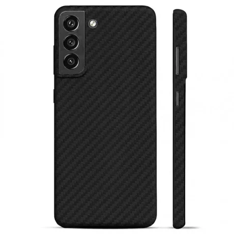 Husa Cover Hard X-Fitted Carbon  Magsafe pentru Samsung Galaxy S23 Negru