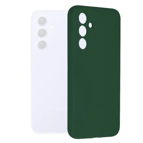 Husa Cover Silicon Slim Mat pentru Samsung Galaxy A54 5G Verde