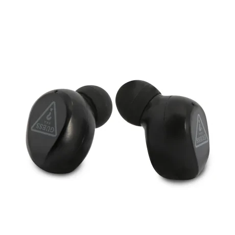 Casti Guess True Wireless Triangle Logo BT5.0 5H Stereo Earphones Black