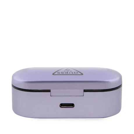 Casti Guess True Wireless Triangle Logo BT5.0 5H Stereo Earphones Purple