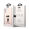 Husa Karl Lagerfeld Liquid Silicone Ikonik pentru iPhone 13 Pro Pink