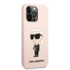 Husa Karl Lagerfeld Liquid Silicone Ikonik pentru iPhone 13 Pro Pink