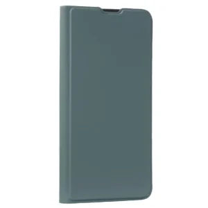 Husa Book Silicon Flip pentru iPhone 14 Verde