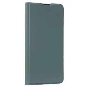 Husa Book Silicon Flip pentru iPhone 13 Verde