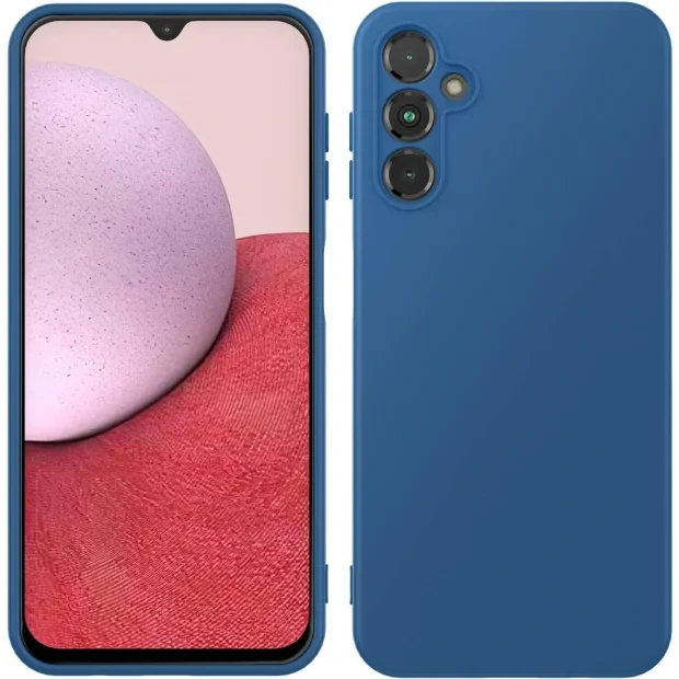 Husa Cover Hard Fun Glitter pentru Samsung Galaxy A14 4G/5G Albastru