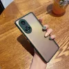 Husa Cover Hard pentru Huawei Nova 9 Transparent/Rama Verde