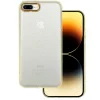 Husa Cover Lens Fashion Golden Frame pentru iPhone 7/8 Plus Auriu